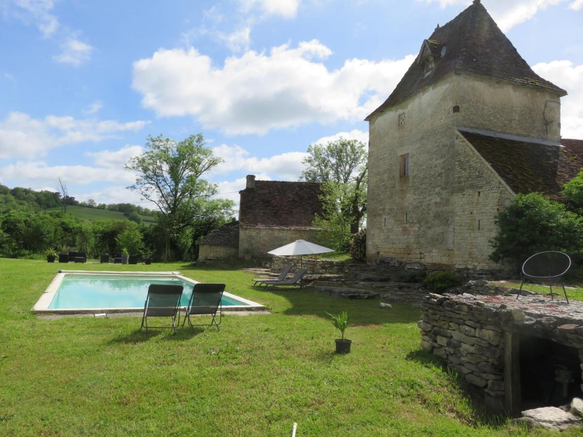 La Ferme De Roquedure Hotel Montfaucon  Bagian luar foto